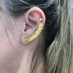 Phoenix Earrings Sterling Silver 925 with Zircon Stone